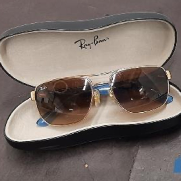 Ray-Ban Sunglasses with Case – Gently Used, Some Lens Flaws - Picture 2 of 3